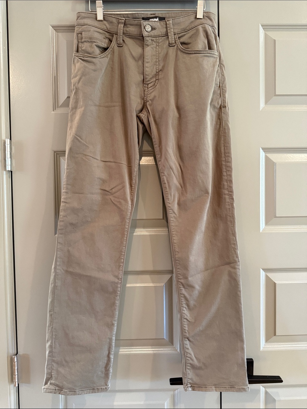 Mavi Men's Zach Straight Leg Chinos in Olive